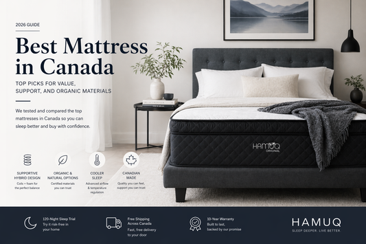Hamuq mattress guide image for Best Mattress Under $1000 in Canada (2026)