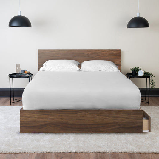 Bed Frame With Headboard in Canada (2026): Upholstered, Storage and Wood by Price and Size