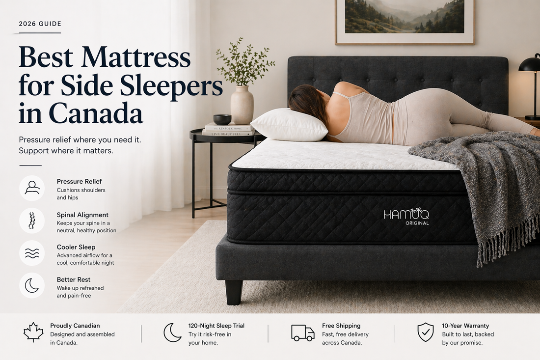 Best Mattress for Side Sleepers in Canada (2026): Pressure Relief Without Sacrifice