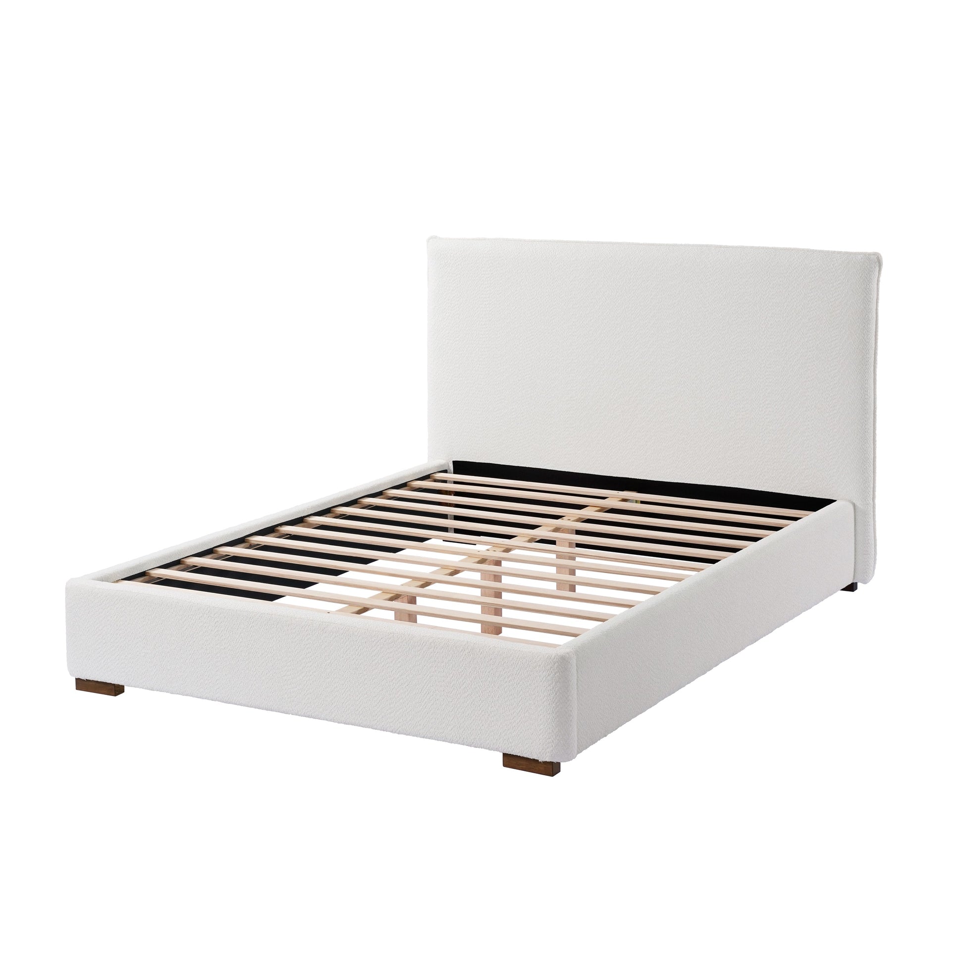 Boucle Platform Bed Hamuq