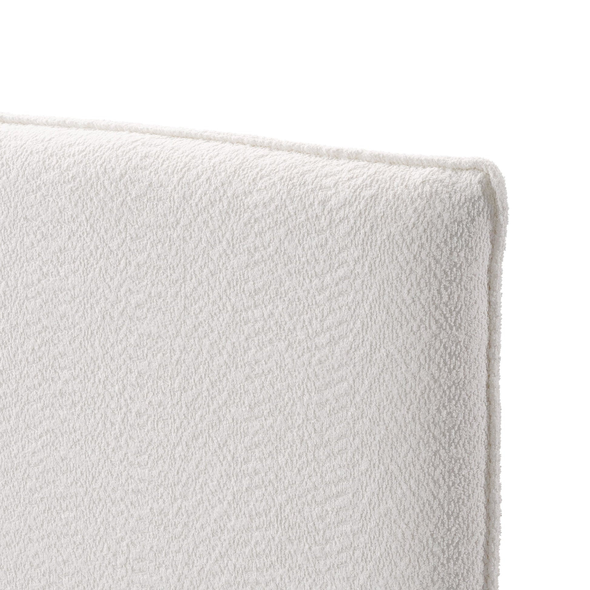 Boucle Platform Bed Hamuq