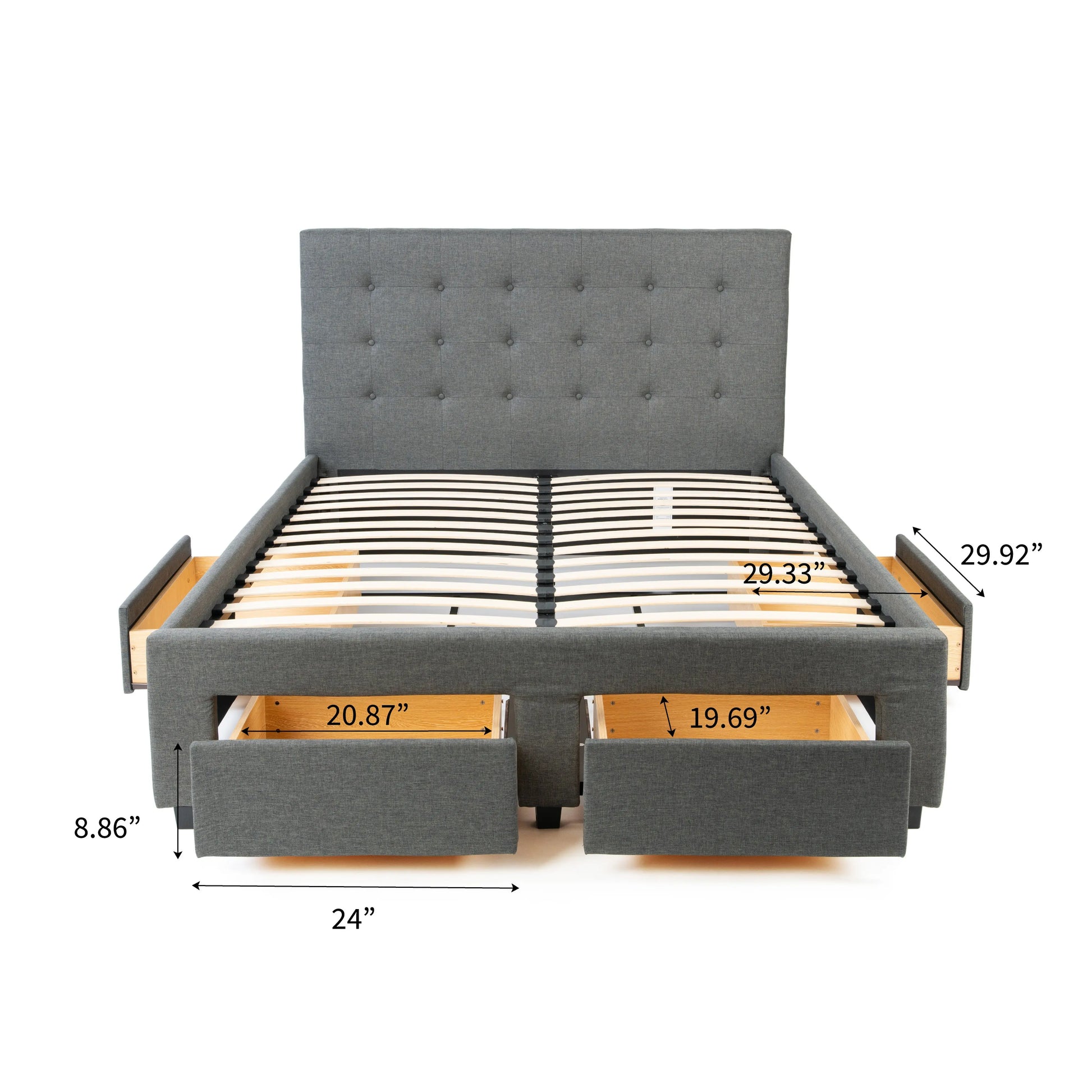 Divan Upholstered Storage Bed Hamuq