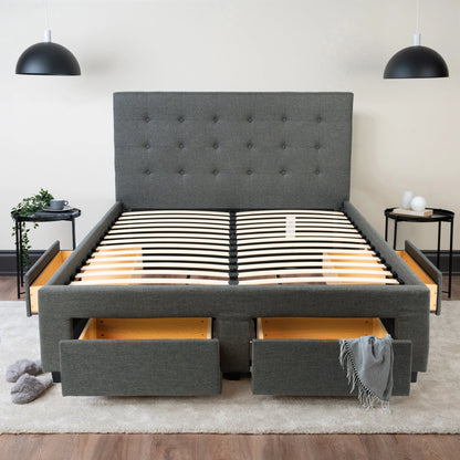 Divan Upholstered Storage Bed Hamuq