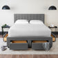 Upholstered Panel Storage Bed Hamuq