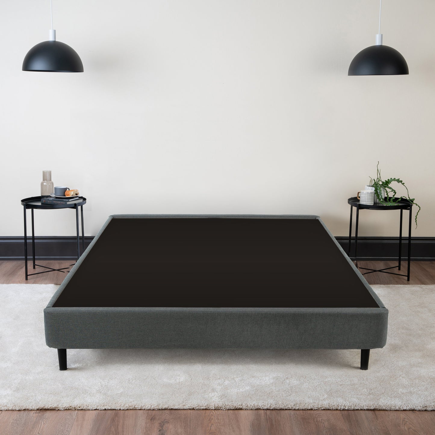 The Upholstered Platform Bed Frame Hamuq