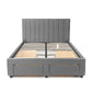 Upholstered Panel Storage Bed Hamuq