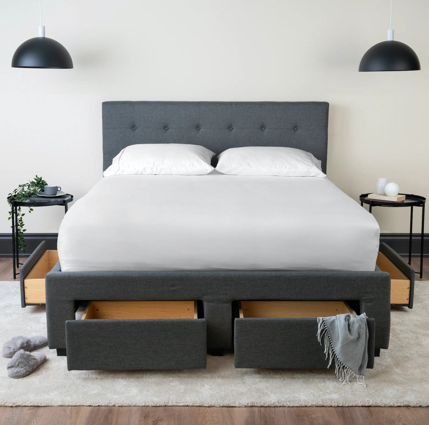Divan Upholstered Storage Bed Hamuq