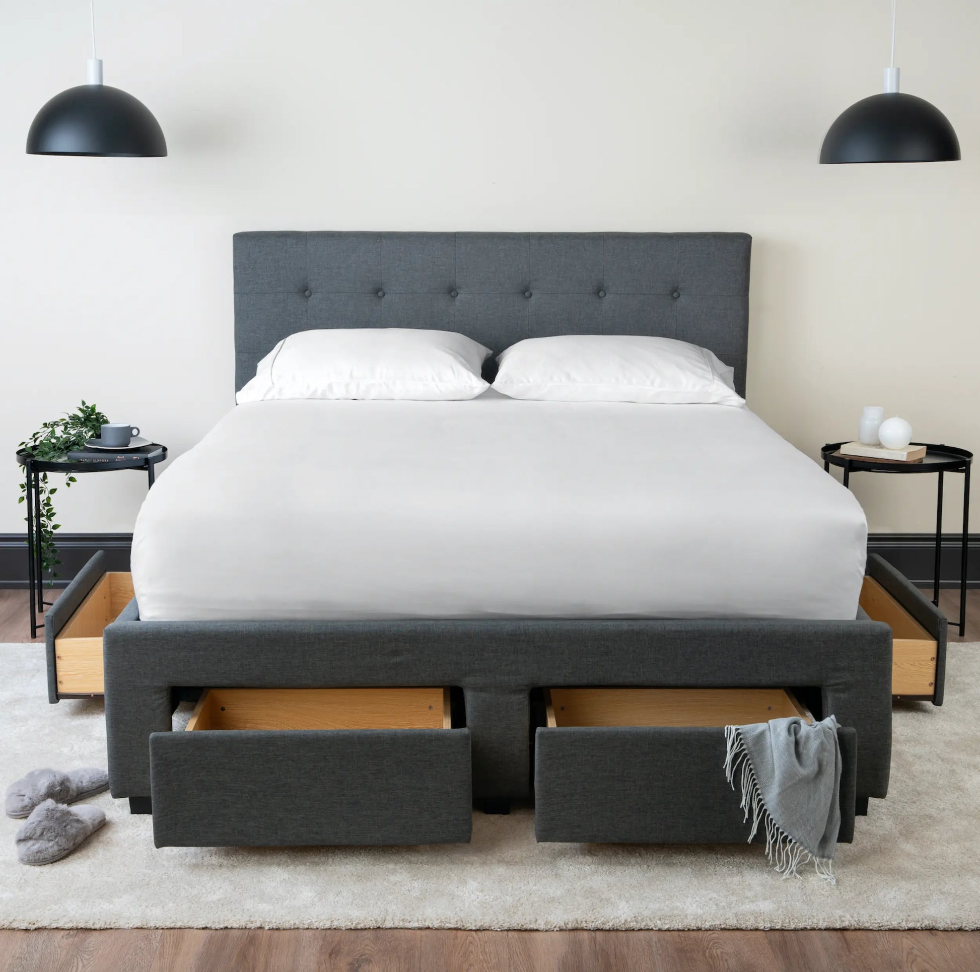 Divan Upholstered Storage Bed Hamuq